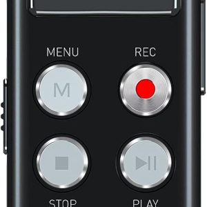 128GB Digital Voice Recorder with Playback: Voice Activated Recorder for Lectures Meetings Interviews - EVISTR Dictaphone Recording Device Tape Recorder Portable Mini, Audio Recorder with USB, MP3