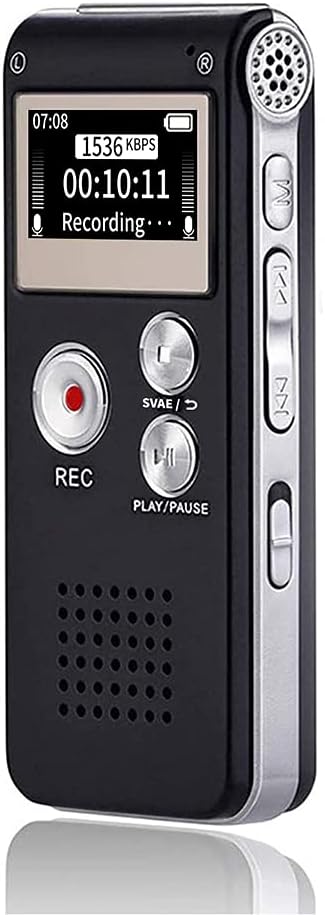 Digital Voice Recorder, 64GB USB Recording Device with 750 Hrs Recording Capacity,Digital Audio Recorder Perfect Capture Every Word for Lecture Interview Meeting Class etc