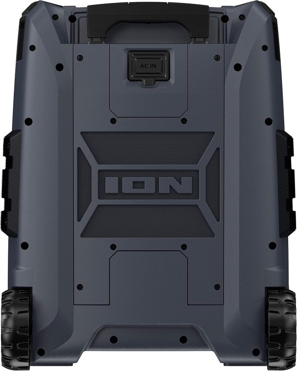ION Block Rocker XL - Portable Bluetooth Outdoor Party Speaker, 220W, with Karaoke Microphone, Battery, 5 Speakers, Lights, Radio, USB Charging & App - Image 12