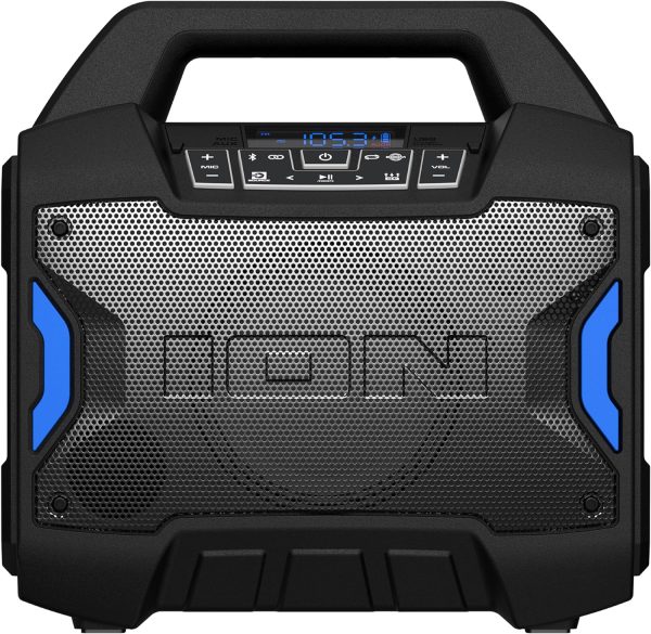 ION Tailgater Boom - Outdoor Portable Bluetooth Speaker with Mic in, FM Radio, USB Port, Battery, IPX5 Water-Resistant, Wireless Stereo-Link, App, 60W - Image 7