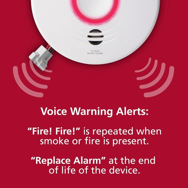 Kidde Smart Smoke Detector, WiFi, Alexa Compatible Device, Hardwired w/Battery Backup, Voice & App Alerts - Image 8