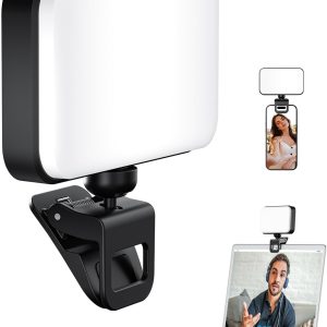 Phone Stand for Recording and LED Light for Living