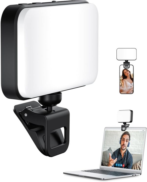 Phone Stand for Recording and LED Light for Living