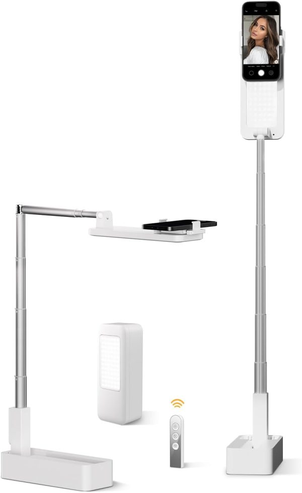Phone Stand for Recording and LED Light for Living - Image 2