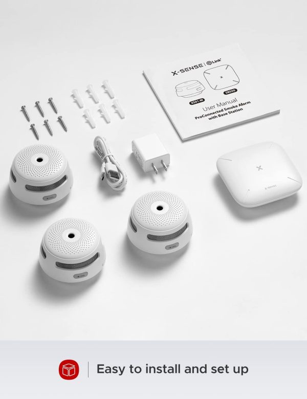 X-Sense Smart Smoke Detector Fire Alarm with Replaceable Battery, Wi-Fi Smoke Detector, Real-Time App Notifications, XS01-WX, 1-Pack - Image 9