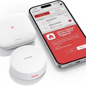 X-Sense Wi-Fi Listener for Smoke & Carbon Monoxide Detectors, Real-Time Alerts, Works with SBS50 Base Station (Included), Model SAL11